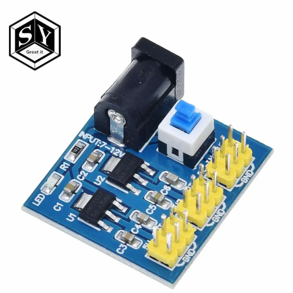 

1PCS Great IT 3.3V 5V 12V Multi Output Voltage Conversion DC-DC 12V to 3.3V 5V 12V Power Module