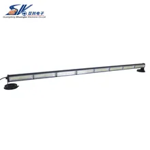 4" 90 Вт яркий белый янтарь COB светодиодный стробоскоп аварийный сигнальный Предупреждение светодиодный советник по трафику световой W/магнитное основание