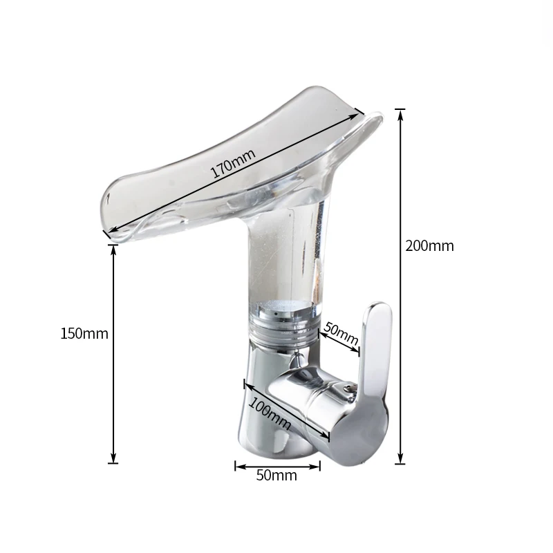 Online Becken Armaturen Wasserfall wasserhahn für Bad Becken Mischbatterie Einzigen Handgriff Waschbecken Mischbatterie Deck Montiert Badezimmer Torneiras 855013