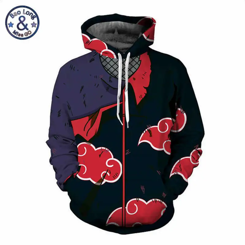 Мужская 3D Толстовка с капюшоном Sudadera Dragon Ball толстовка аниме Наруто Uchiha Itach