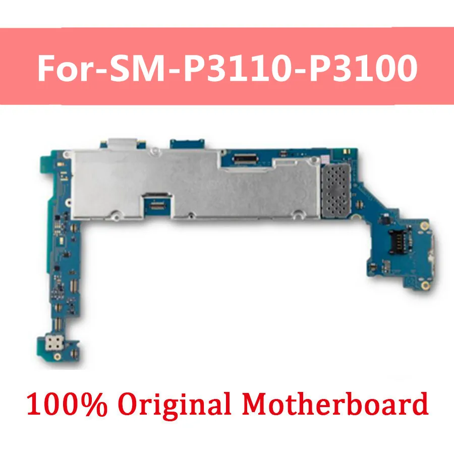 

8GB For Samsung Galaxy Tab 2 7.0 P3110 P3100 Motherboard Original Unlocked Logic Board WiFi 3G Mainboard With Full Chips