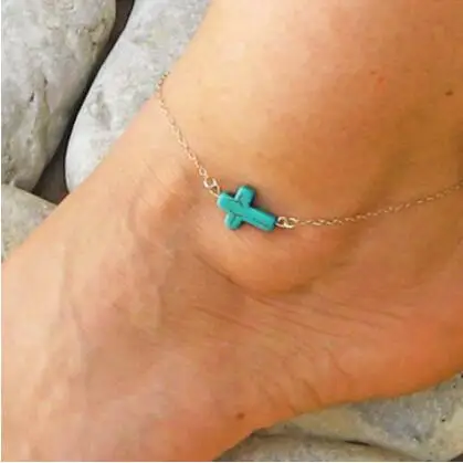 Jl 042 2017 Fashion Retro Simple Cross Footed Exquisite Lady Jl 042 2017 Fashion Retro Simple Cross Footed Exquisite Lady Ankle Bracelet With The Most Beautiful Gift Fact In Anklets From Jewelry