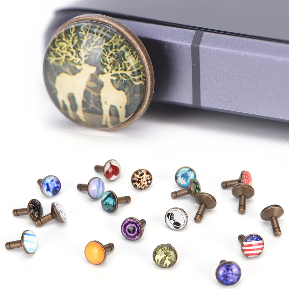

New fashion popular cool alloy dust plug for headphone hole universal