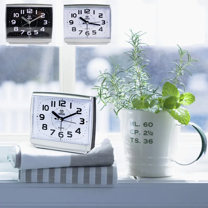 Small Round Bed Alarm Clock Transparent Case Compact Travel Clock Mini Mute Children Student Desk Clock Small Round Bed Alarm Clock Transparent Case Compact Travel Clock Mini Mute Children Student Desk Clock