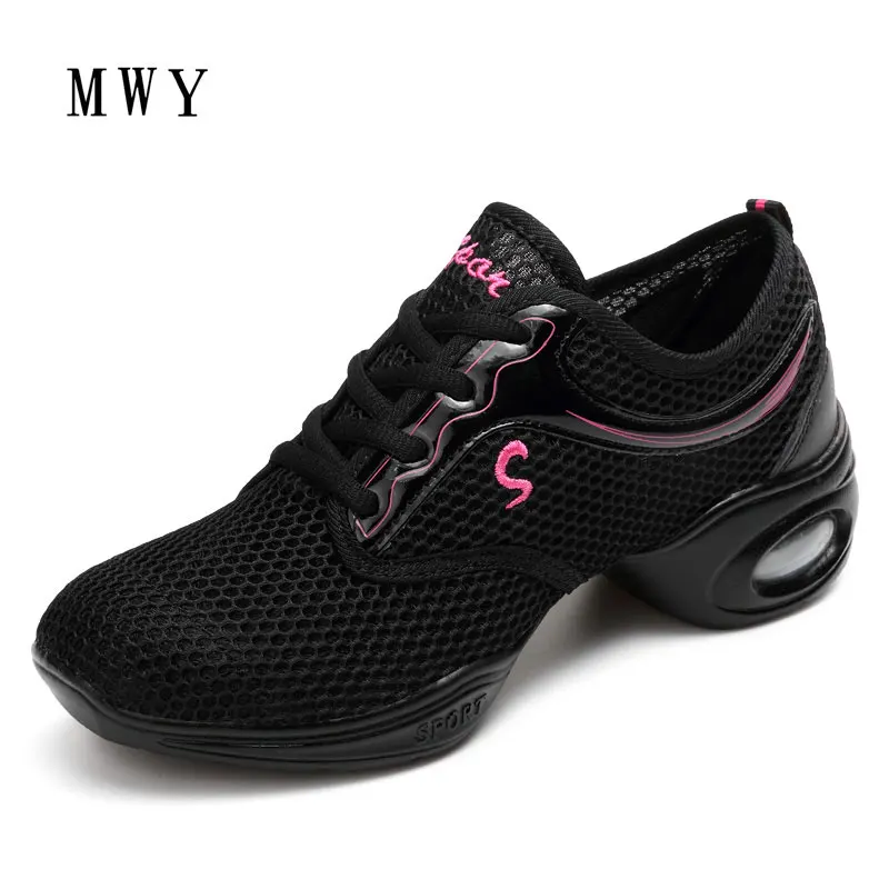 MWY Women Dance Shoes Women Jazz Hip Hop Shoes Salsa Sneakers Platform
