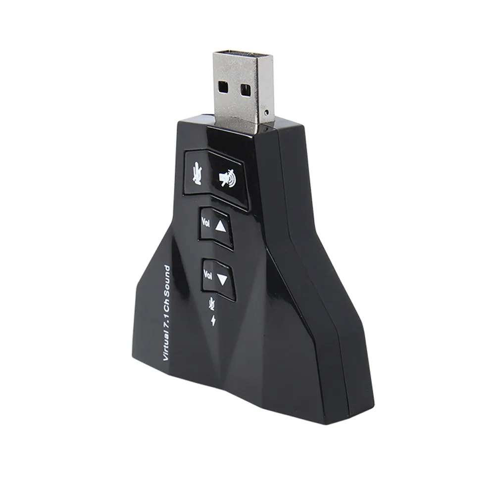 Mokingtop Новое поступление 7,1 канальный USB 2,0 продлить 3D Аудио карты конвертер двойная звуковая карта адаптера Mic Динамик#30