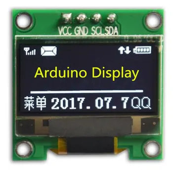 

maithoga 0.96 inch 4P White/Blue OLED Module SSD1315 Drive IC Compatible for SSD1306 IIC Interface 128*64