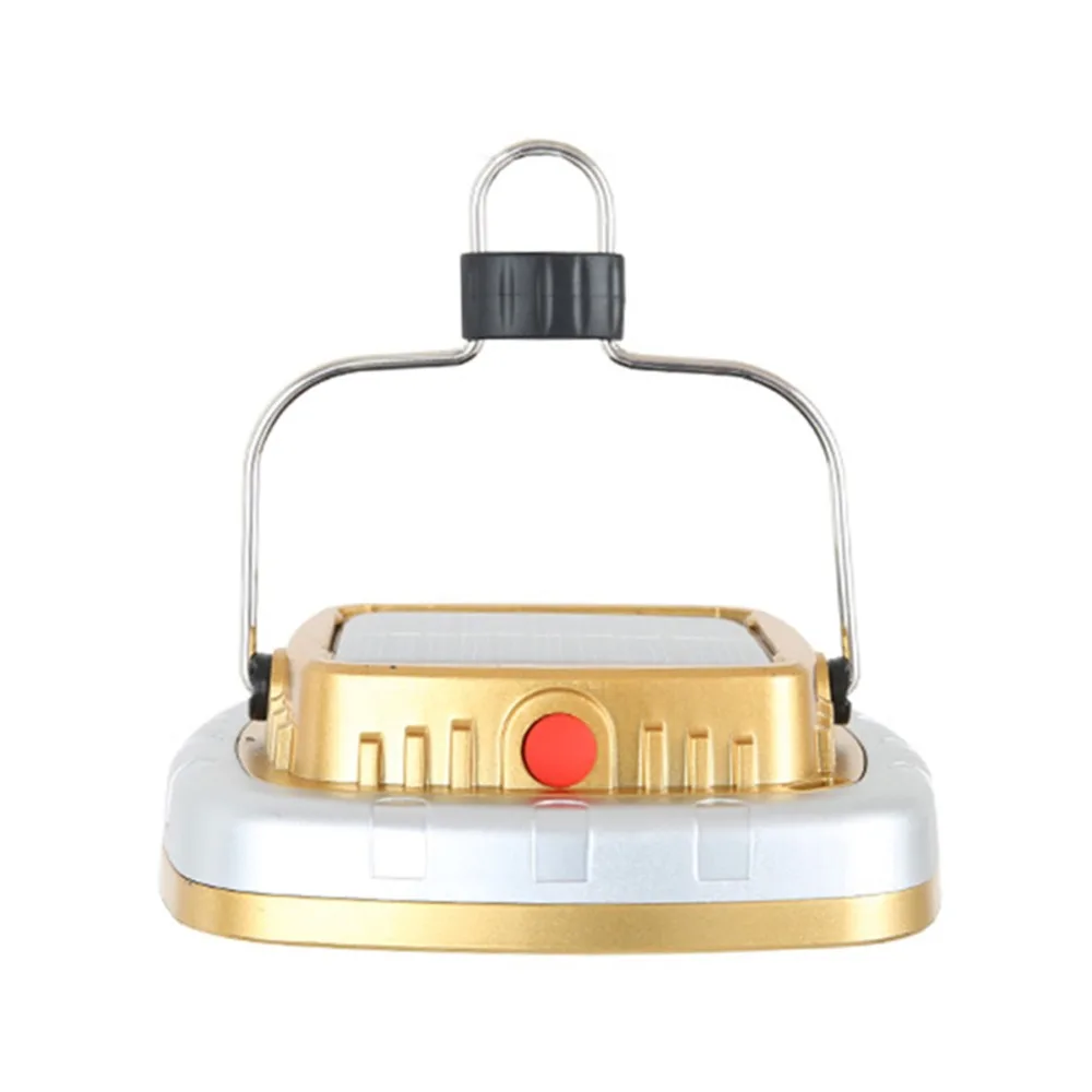 Lanterna de Acampamento Caminhadas ao ar Livre do Jardim Luz de Emergência para Caminhadas Usb Recarregável Levou Solar Lâmpada Tenda ao ar 6 Led lanterna de acampamento solar usb recarregável