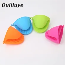 Силиконовые термостойкие перчатки зажимы для микроволновой печи теплоизолированная духовка Термопот зажимы Кухонные гаджеты анти-ожоги плотные перчатки 1 шт