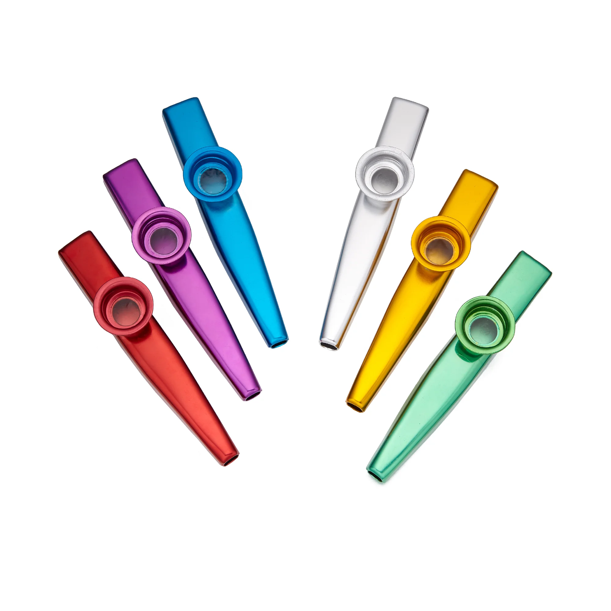 

Aluminum Alloy Kazoo with 6 Colors Silver Blue Purple Green Yellow Red Light Weight Durable Metal