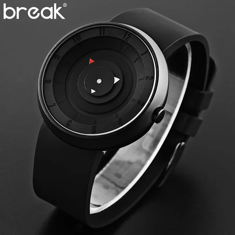 Prix pour PAUSE futuriste de luxe hommes femmes noir imperméable à l'eau de mode casual militaire quartz chaude marque sport montres montre-bracelet Prix pour PAUSE futuriste de luxe hommes femmes noir imperméable à l'eau de mode casual militaire quartz chaude marque sport montres montre-bracelet