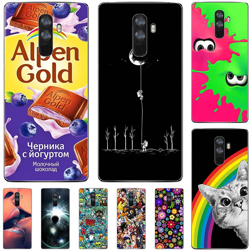 

Phone Case For Doogee X60L 5.5" Case Cute Cartoon Print Silicone Soft TPU Back Cover For Doogee X60L X60 L Housing Back Cover