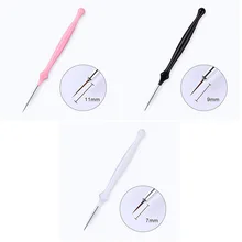 3 шт. набор кистей для ногтей акриловая ручка чертежный вкладыш детали кисти DIY Маникюрный набор MH88