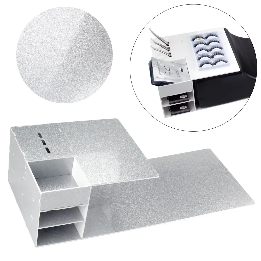 

Acrylic Lash Pillow Shelf Stand with Tweezers Rack Eyelash Extension Pillow for Grafting Eyelash Beauty Salon Neck Pillows Case
