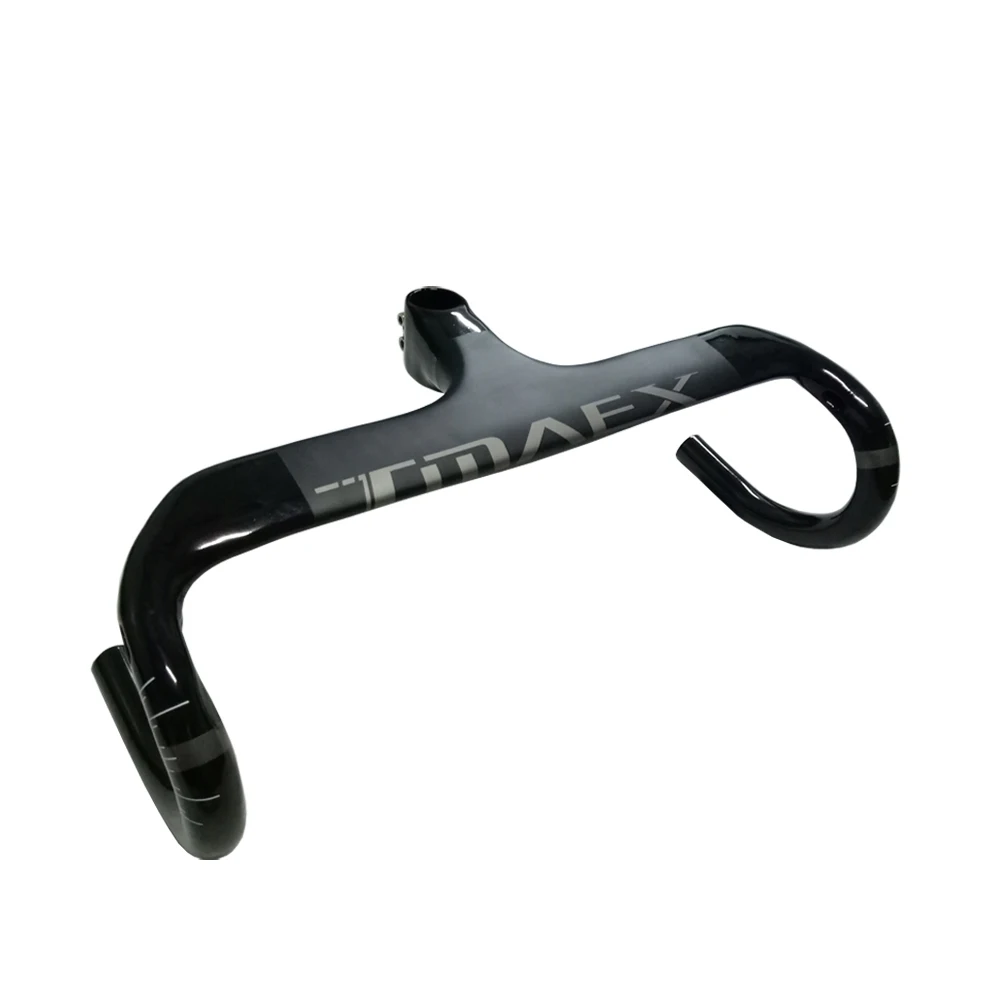 New Customized Full Carbon Bicycle Handlebar Road Bike Carbon Handlebar And Stem Integrated With Computer Stent