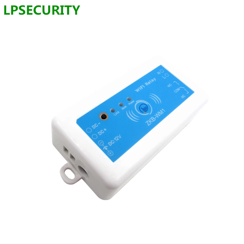 LPSECURITY DC 5 V или DC 6~ 24 V одиночное реле Wi-Fi дистанционное управление Умный переключатель/бесплатное приложение android/IOS для двери ворота свет лампы