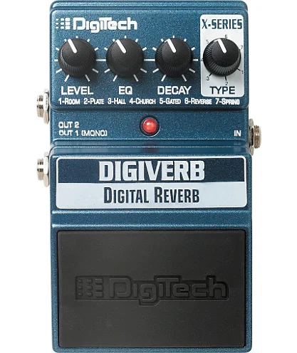 Цифровая педаль реверберации DigiTech DigiVerb|Детали и аксессуары для гитар| |