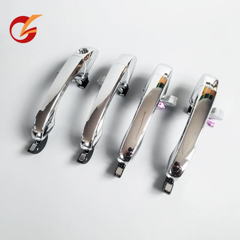 Baratos Uso para Chrysler 300c puerta delantera manilla exterior de puerta trasera cromado 2005 2010 Dodge magn 2005 2008 carga cromada