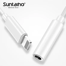 Suntaiho for Apple Lightning Audio Converter 3.5mm Audio headphone jack adapter Play Music for iPhone 7 plus for iPhone 8 plus X