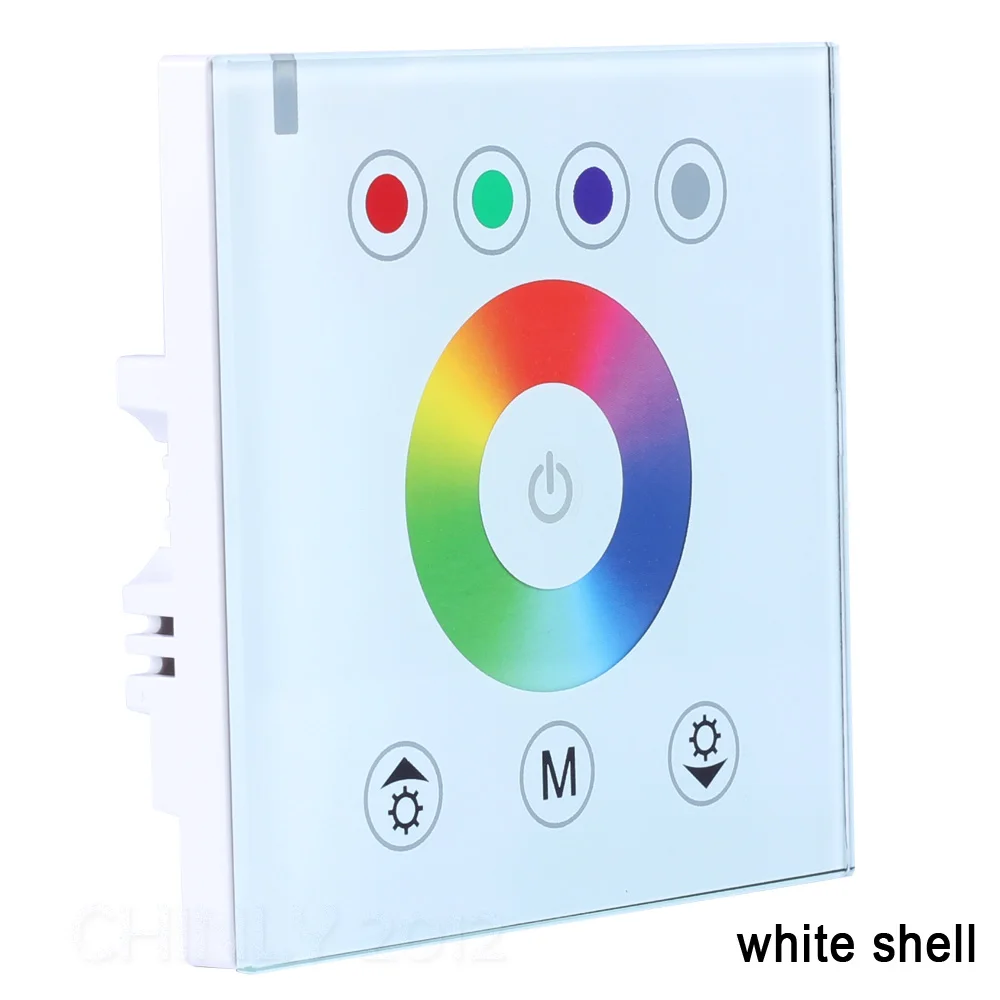 RGB контроллеры 2 4 ГГц беспроводной черный переключатель сенсорный настенный