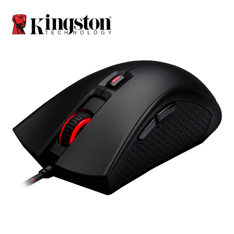 Kingston HyperX Pulsefire FPS игры Мышь 400 800 1600 3200 Точек на дюйм эргономичный легкий с плетеным