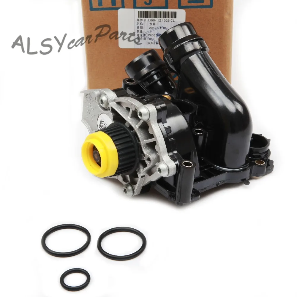 Водяной насос YIMIAOMO OEM 06H 121 026 BA термостат в сборе для Audi A4 A6 Q3 TT VW Passat Golf Tiguan Jetta 2 0 TFSI