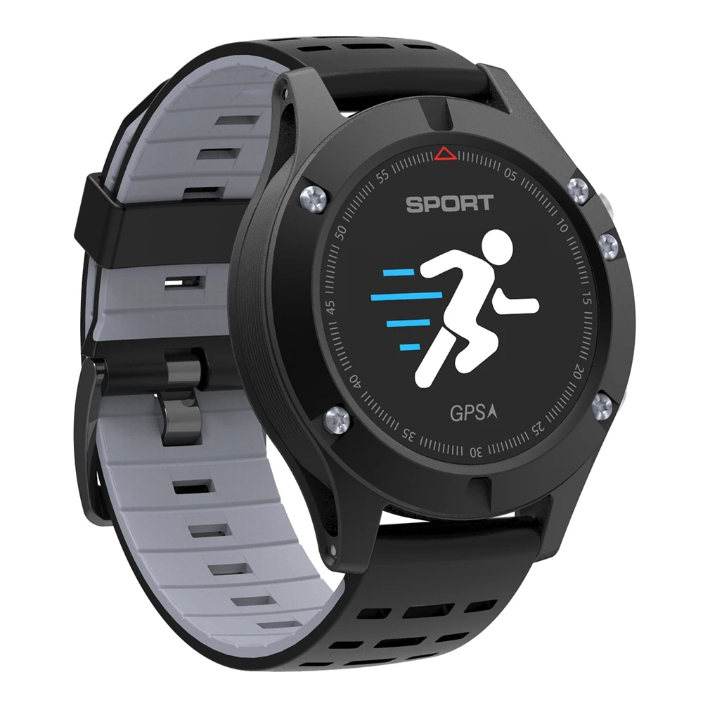  NO. 1 F5 Smart Uhr IP67 Herz Rate Monitor GPS Multi-Sport Modus OLED Höhenmesser Bluetooth Fitness 