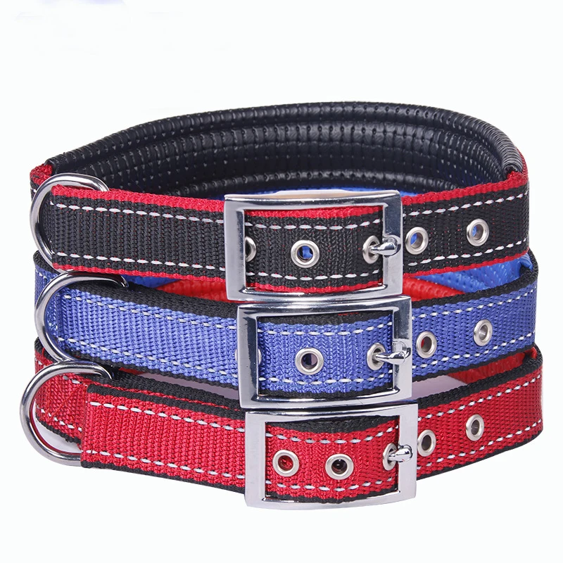 Светоотражающие Dog Collar поводок набор мягкая Регулируемая Pet Кот прочный ошейники для маленьких средних собак основные воротник и поводки