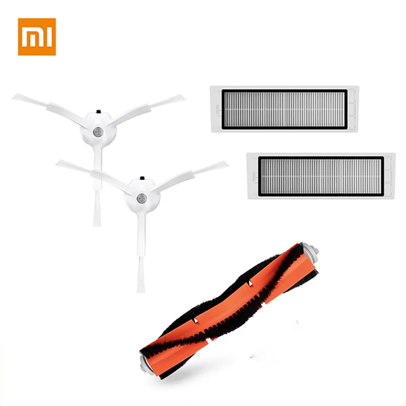 

2019 XIAOMI Robot Vacuum Cleaner Side Part for Roborock Vacuum Cleaner 2&1 Side Brush HEPA Filter Main Brush Parts Accessories