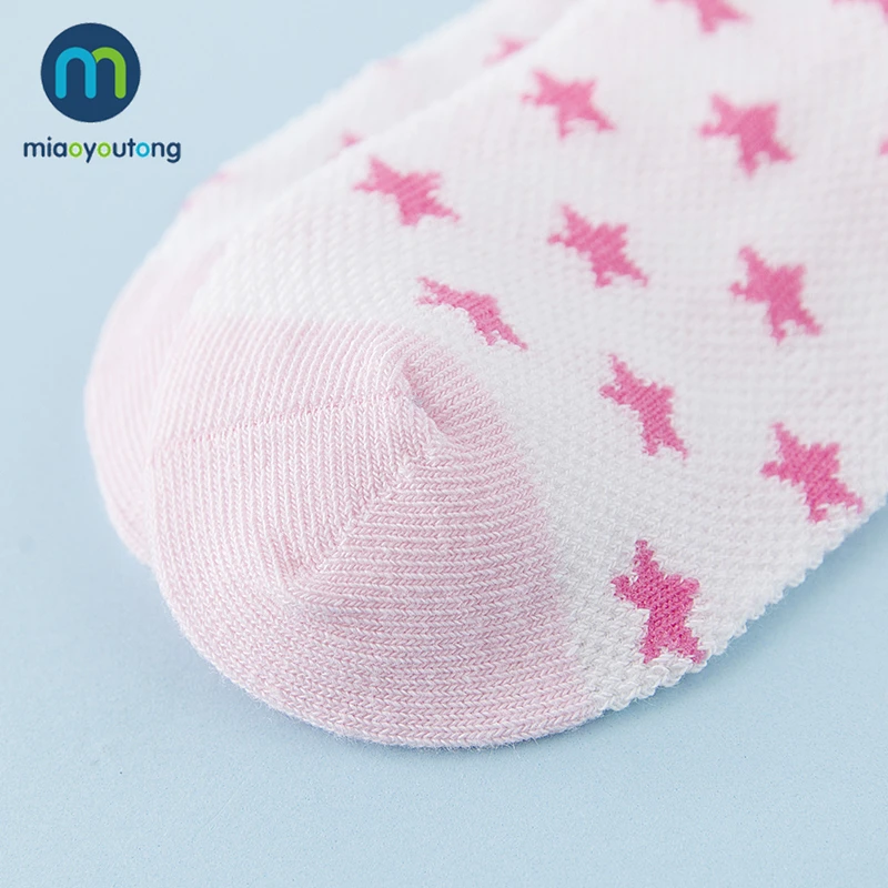 5 пара/лот, 10 шт., вязаные дышащие сетчатые хлопковые мягкие носки Skarpetki для новорожденных детские носки для мальчиков и девочек Meia Infantil Miaoyoutong