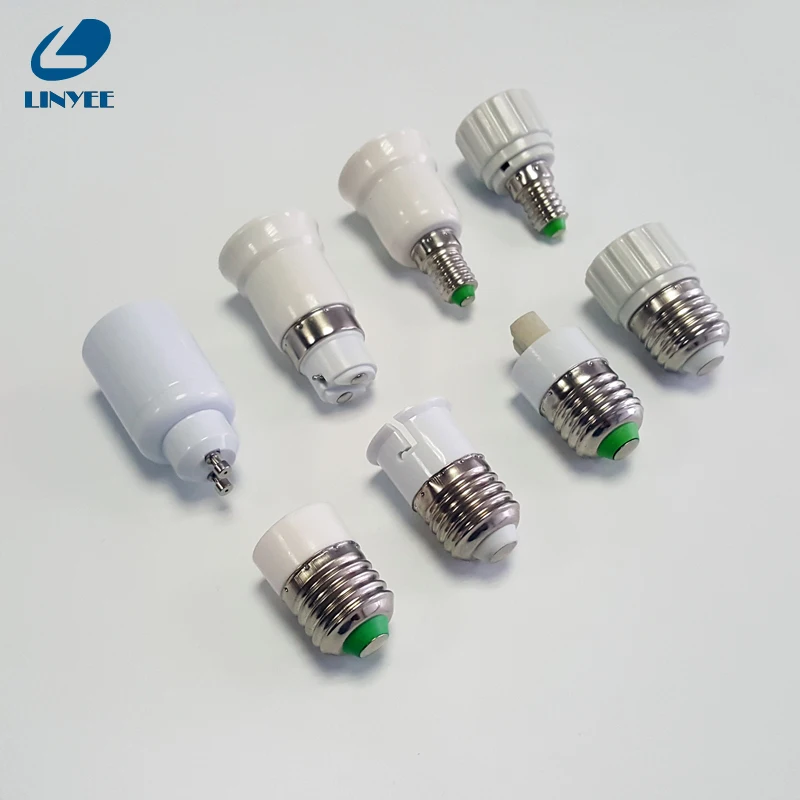 

NEW E27 E14 E12 B22 GU10 G9 Base Mutual Conversion lamp Holders Converter Socket Adapter lampholders For LED Corn Bulb light