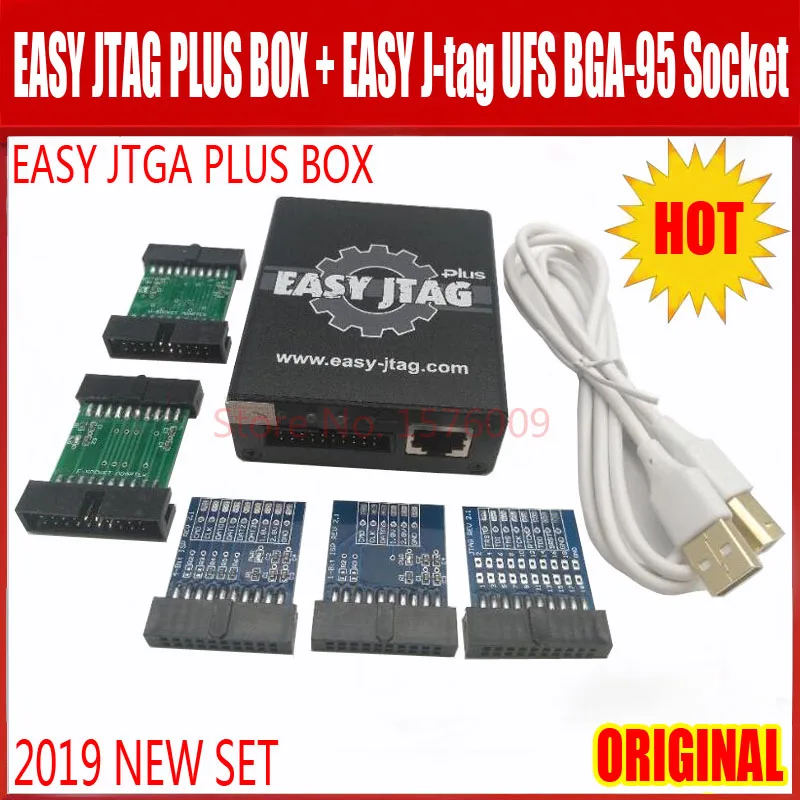 2019 новый оригинальный Easy j-tag plus коробка с Easyjtag UFS BGA-95 адаптер гнезд