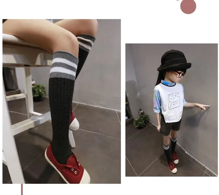 Детские гольфы, детские гольфы, chaussettes enfant, Длинные полосатые детские хлопковые носки для новорожденных, meias sokken