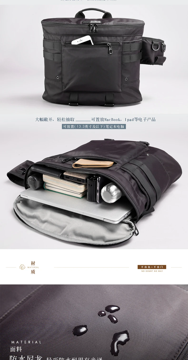 Новая группа кросс-боди сумка на плечо может поместиться 13 дюймов ноутбук холщовый ремень слинг мужская сумка-мессенджер нагрудный пакет мужские s нагрудные сумки