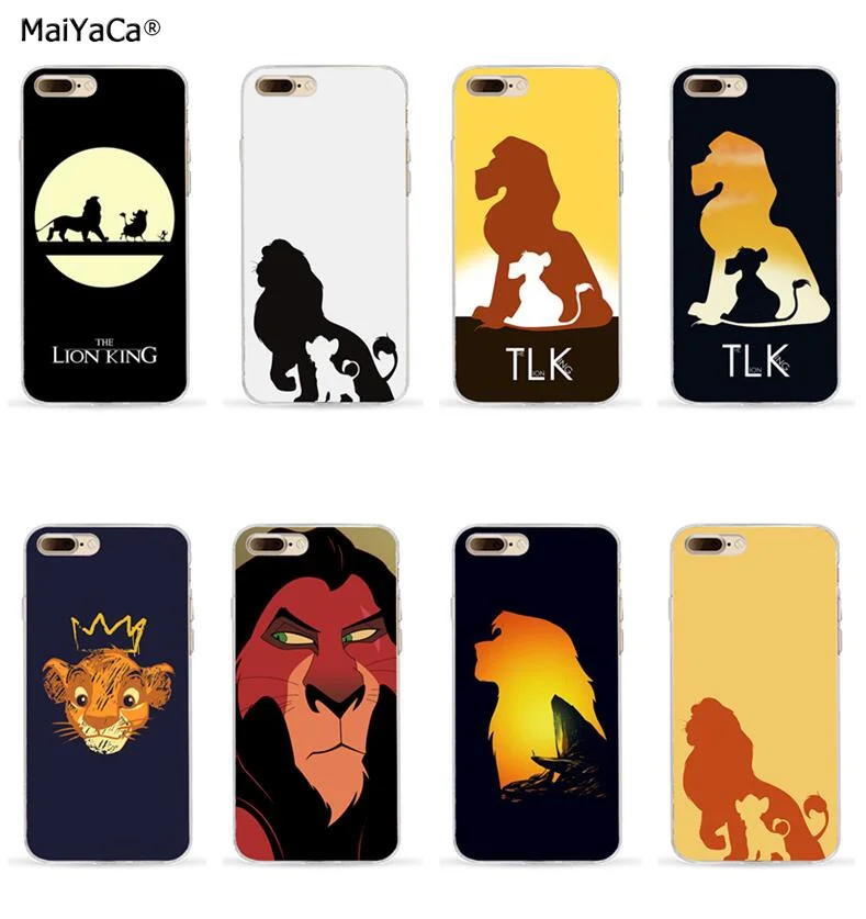 lion king poster soft transparent silicone cell phone case for iphone 5s se 6s 6plus 6splus 7 7plus 8 8plus X XR XS MAX | Мобильные