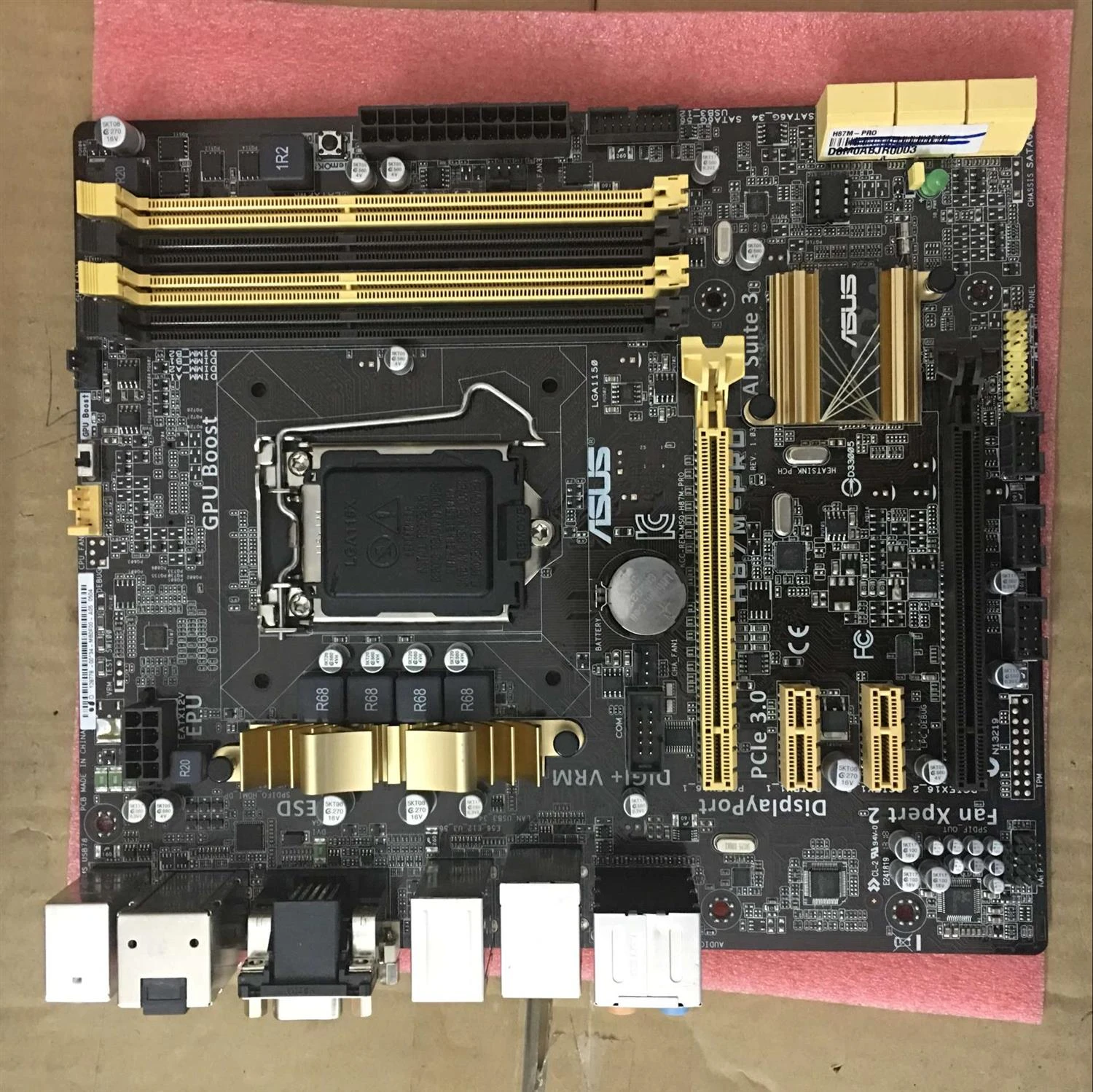 使用 Asus H87m Pro 中古オリジナルデスクトップマザーボード H87 ソケット Lga 1150 I7 I5 I3 Ddr3 32 グラム Sata3 Ubs3 0 H87 Motherboard Lga I7 Aliexpress