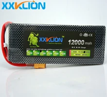 XXKLION Tanaman protectio drone mAh 30C Lipo baterai 14.8 v 12000 4 S untuk rc airplane Aerial multi-sumbu udara tak berawak