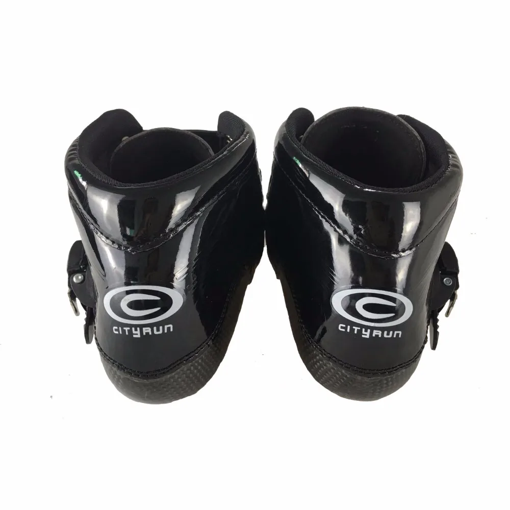 JEERKOOL Cityrun-2 سرعة مضمنة الأسطوانة ألياف الكربون التمهيد المهنية المنافسة 4 عجلة سرعة أحذية التزلج Patins SXB1