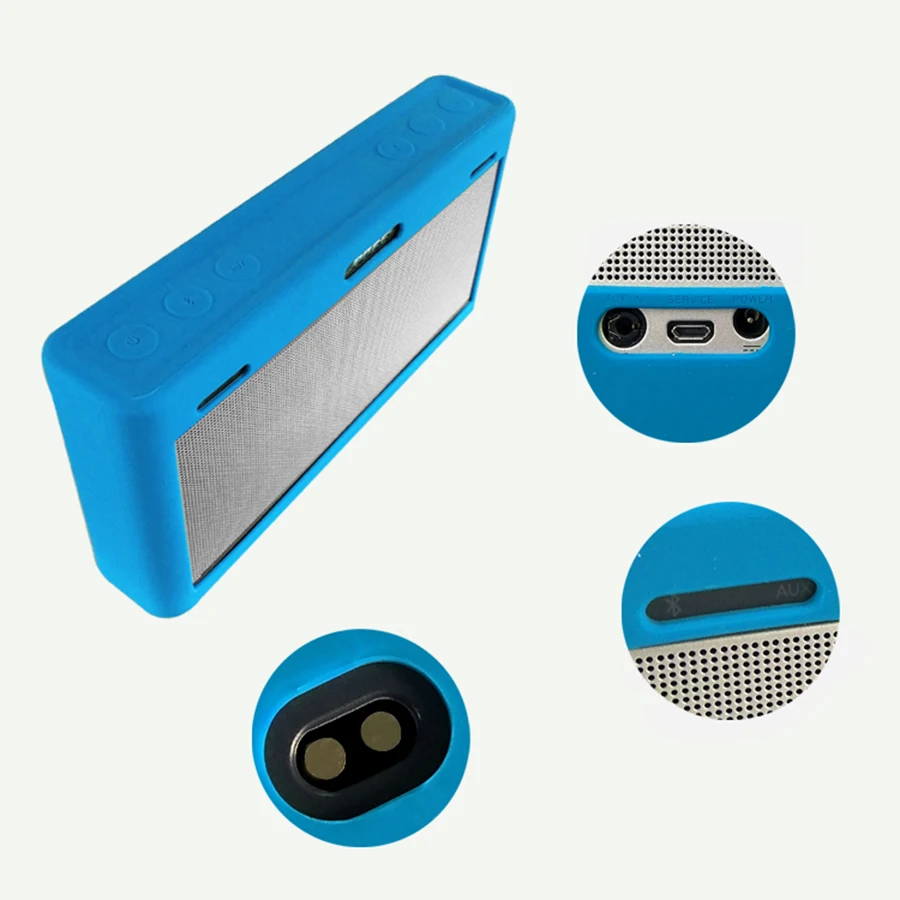 

Silicone Soft Protective Cover for Bose SoundLink III Speaker Portable Travel Carry Bag Case for Bose SoundLink 3 Speaker