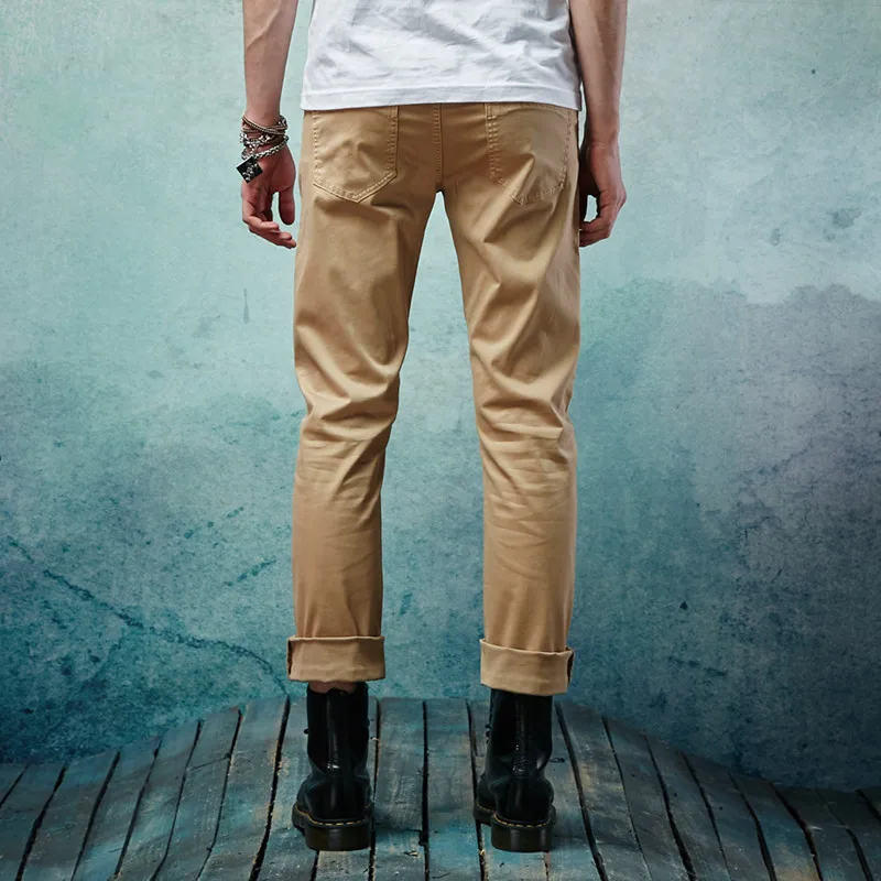 Брюки карго мужские прямые из хлопка весна лето|pant length men|pants men casualpants slim |