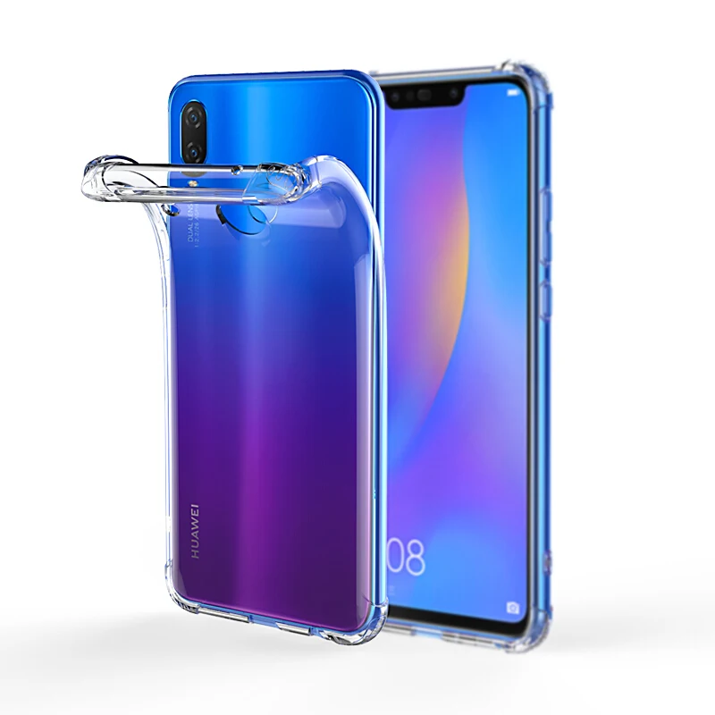 Прозрачный силиконовый чехол из ТПУ для Huawei Nova 3 3i 4 P Smart 2019 P20 P30 Pro P10 P9 P8 lite Honor V20 8X 8C