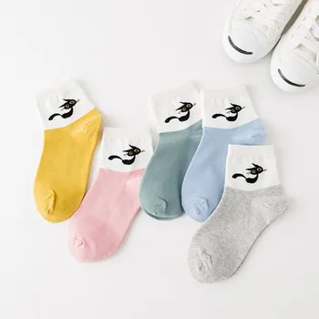 

10 Pairs/lot Free shipping Female Short Kitten Colorful Tube Art Casual Cotton Cute Cat Socks Winter For Woman Girl ZD-163