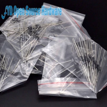 

1n4001 1N4002 1N4004 n4007 6A10 10A10 1N5408 7kind = 100pcs Into the fast recovery diode assorted kit