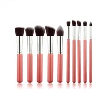 High Quality Maquiagem Makeup Brushes 10 Pcs Professional Makeup Brushes Set Women Beauty Makeup Brushes Kit free shipping