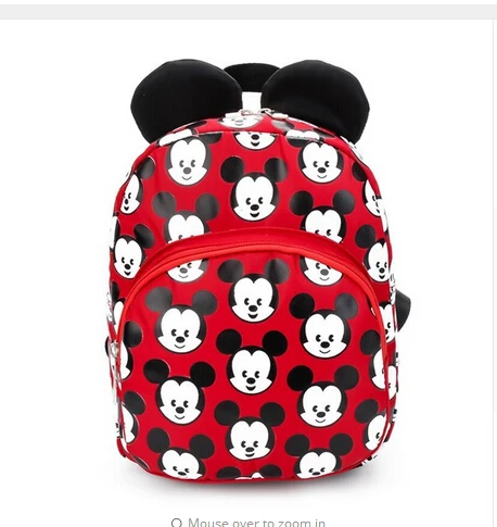 Микки уха Для женщин рюкзак 2018 Мультфильм mochila для мальчиков и девочек качество