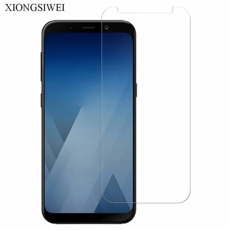2pcs For Glass Samsung Galaxy A8 2018 Screen Protector Tempered Glass
