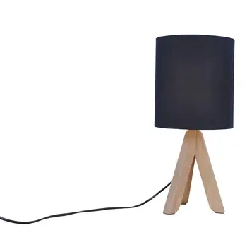 

2017 European craft glass and rubber wood products professional art triangle cross cloth China Post free mail home table lamp