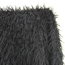 Черный монгольский вьющиеся овец Искусственный мех Ткань новорожденных фото фонов для Подставки для фотографий продается Двор