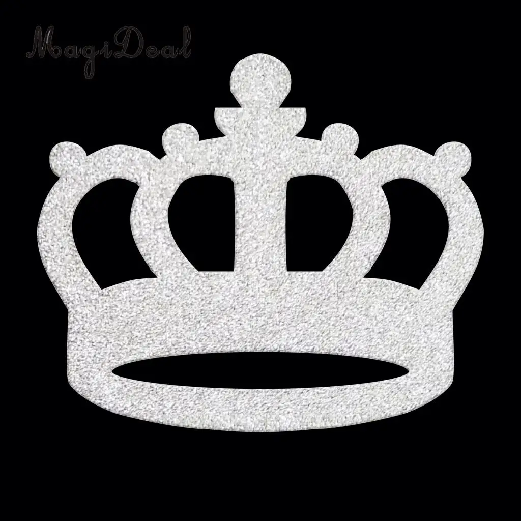 Pack of 20pcs Glitter Princess Crown DIY Cake Toppers Christmas Birthday Baby Shower Cupcake Picks Bakery Accessories