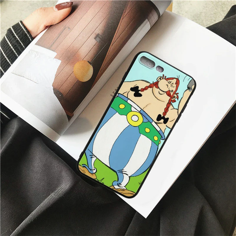 IMIDO Asterix и Obelix чехлы для iPhone Apple 7plus 8plus 6plus X XS max XR 5 5S 6 7 8 чехол телефона|Бамперы| |